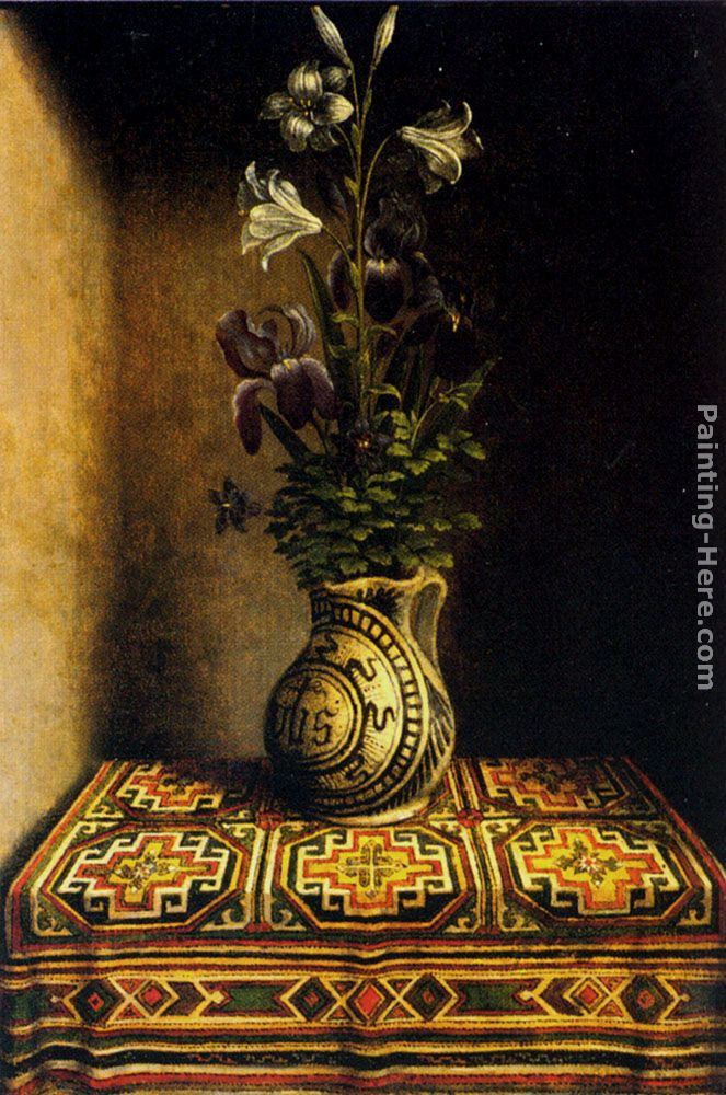 Hans Memling Marian Flowerpiece